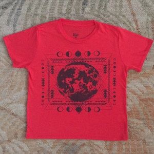 Red Billabong Crop Top